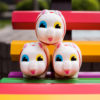 Awesome Toy Fortune Piggy White (Snow colorway)