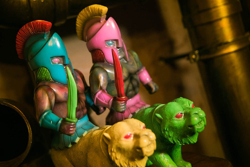 Spartan Beast Yellow Tiger version One-off by Kenth Toy Works - Image 4