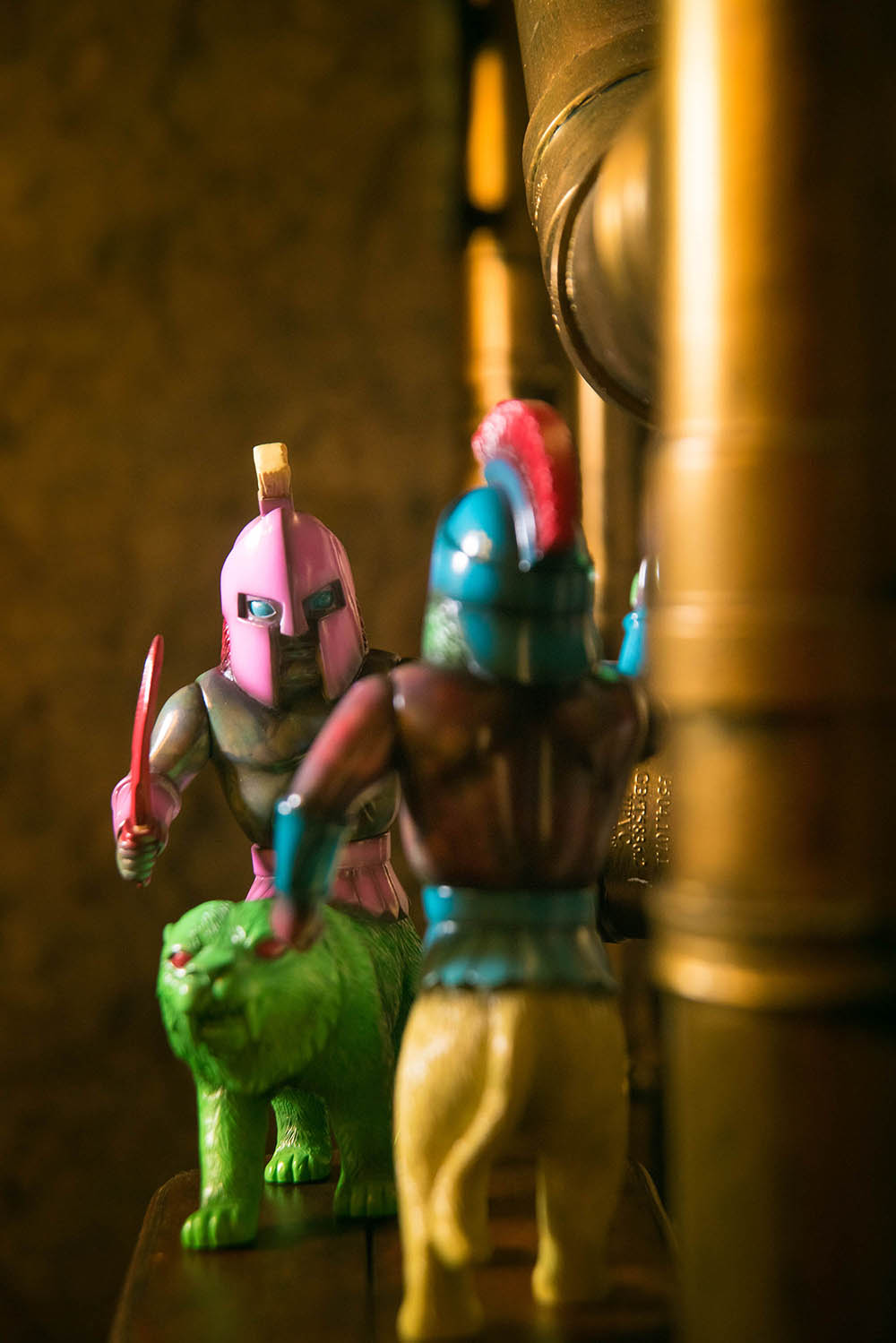 Spartan Beast Yellow Tiger version One-off by Kenth Toy Works - Image 6