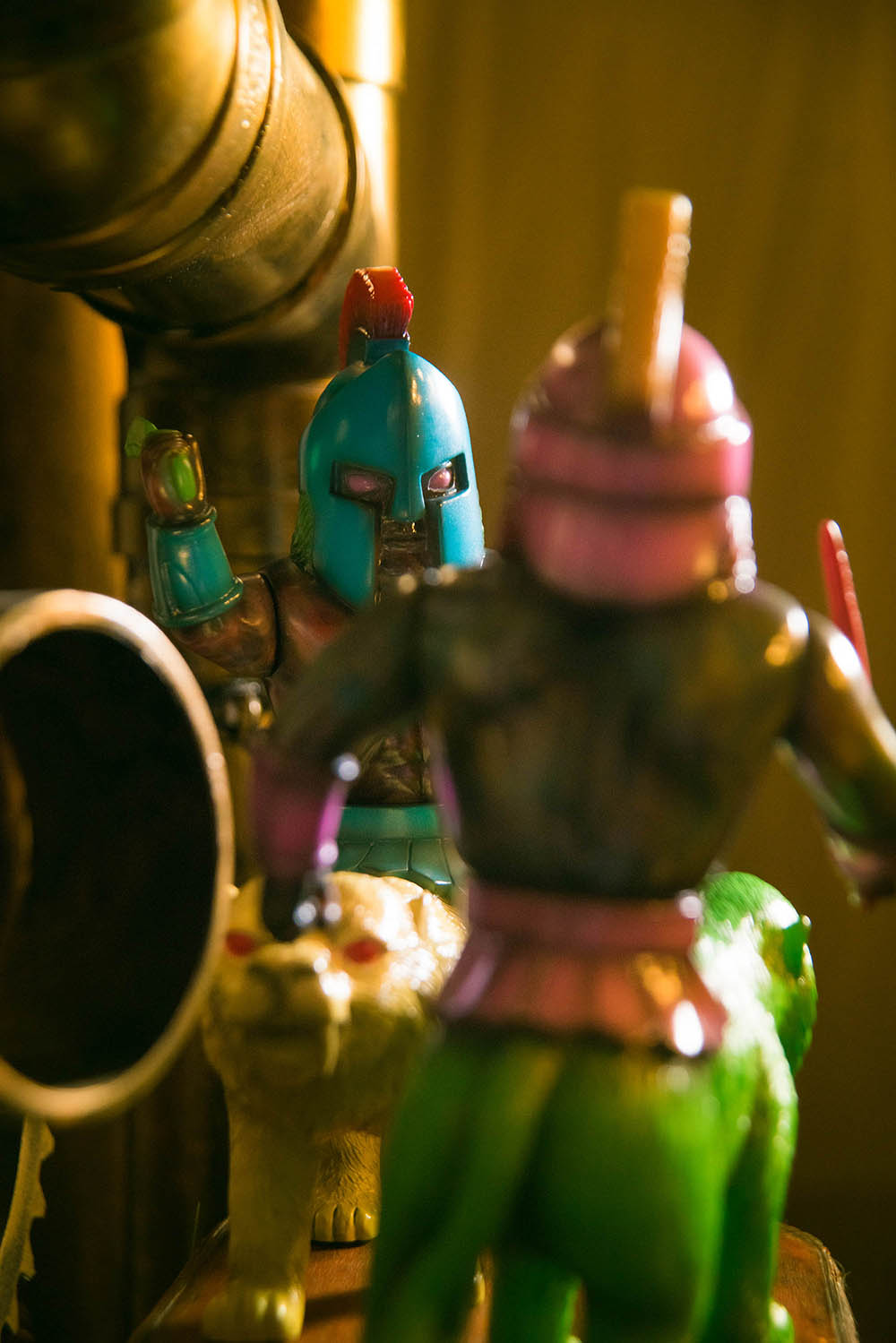 Spartan Beast Yellow Tiger version One-off by Kenth Toy Works - Image 7