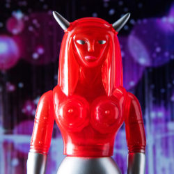 Alternative view of Awesome Toy MULAN Clear Red Sofubi