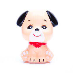 Vintage 1970s Japanese Adorable Dog Puppy Sofubi figure