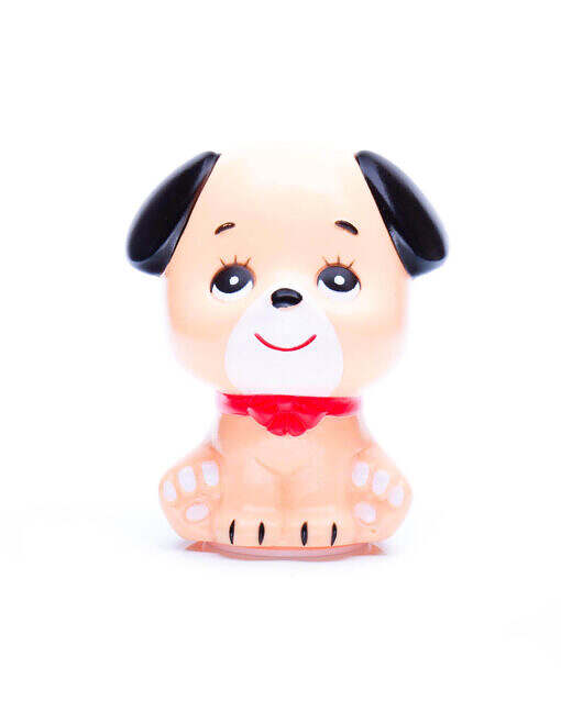 Vintage 1970s Japanese Adorable Dog Puppy Sofubi figure