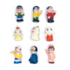 Vintage Bandai 1980s Oba Q Sofubi Finger Puppets