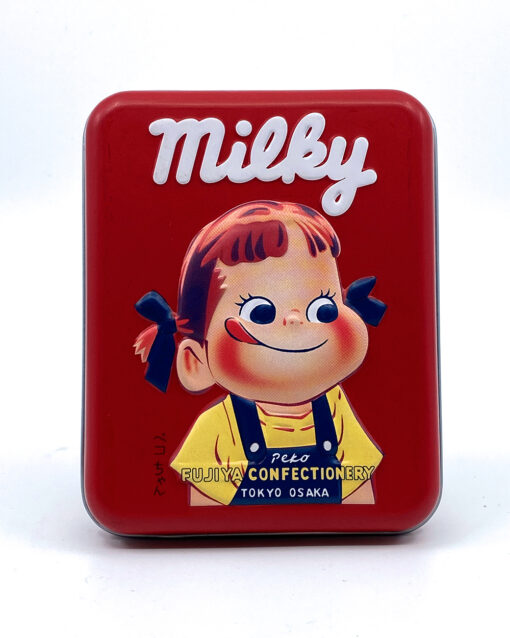 Vintage 不二家 Fujiya Milky Peko-chan Candy tin box