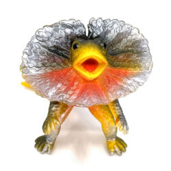 Alternative view of Vintage Japan 1970s Frill-Necked Lizard mini Sofubi Figure