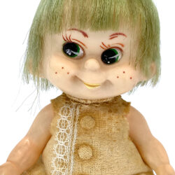 Alternative view of Vintage Japan 1970s Girl Sofubi Figure