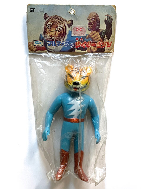 Vintage 1960s Bullmark Tetsujin Tiger Seven mini Sofubi figure