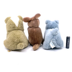 Alternative view of Vintage Dog Kangaroo Hippo Animals plush doll lot