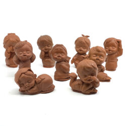 Alternative view of Vintage Japan 1970s Kagoshima Bank Sofubi Dolls