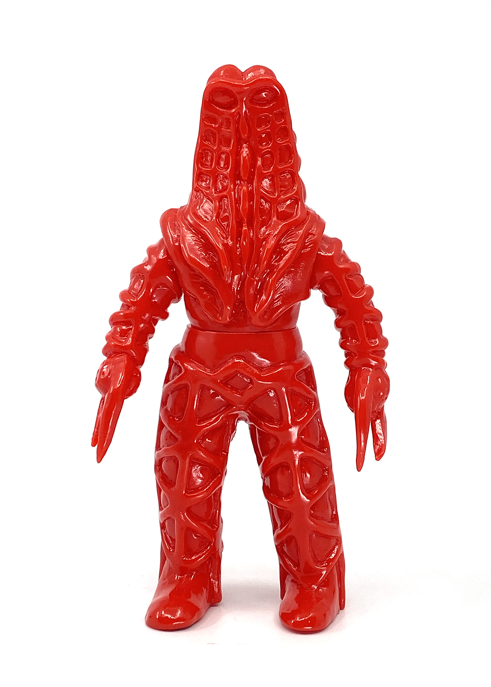 Bullmark UltraSeven Kaiju Alien Godola red unpainted Sofubi figure