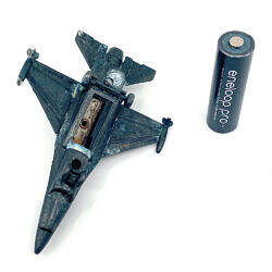 Alternative view of Vintage Japan 1960s Diecast fighter Pencil Sharpener