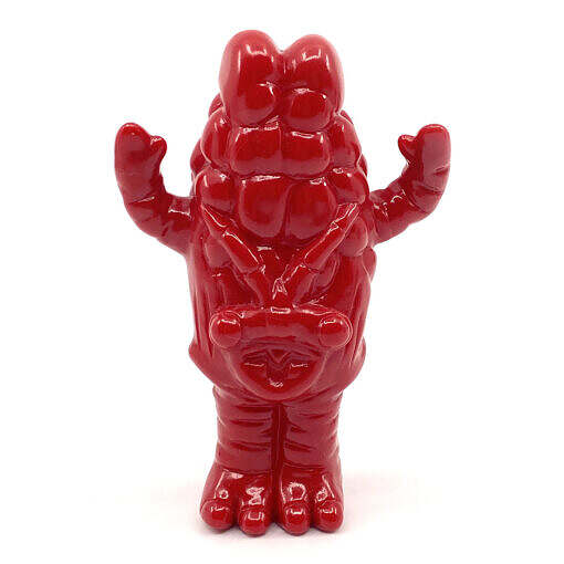 Marmit Kaiju Alien Buraco unpainted Sofubi Finger Puppet