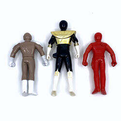 Alternative view of Vintage Bandai 1988-1993 Sentai Heroes figure lot