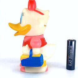 Alternative view of Vintage 1970s Japan Disney x Mitsubishi Bank DAISY DUCK Sofubi Figure