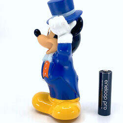 Alternative view of Vintage Japan Disney x  Mitsubishi Bank Gentleman MICKEY MOUSE Sofubi Figure