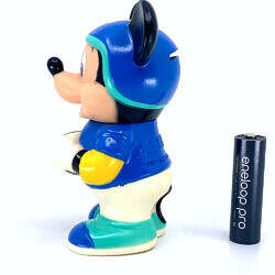 Alternative view of Vintage 1970s Japan Disney x Mitsubishi Bank MICKEY MOUSE American Football Sofubi Figure