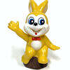 Vintage Japan SS Pharmaceutical Rabbit Mascot Pyon-Chan 6th Gen Sofubi figure Yellow