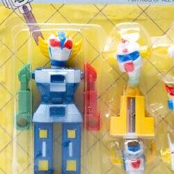 Alternative view of Vintage bootleg METAL ROBOT Pencil Holder figure set