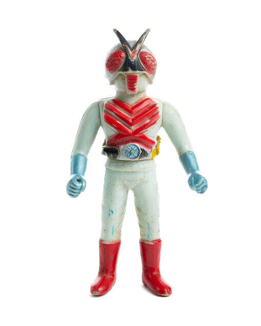 VVintage Japan 1970s Kamen Rider X Sofubi figure