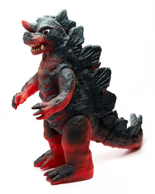 Vintage Marusan 1970s bootleg 14.5” Giant size King Godlas sofubi figure