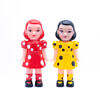 Polka Dot Girl mini Twins Sofubi
