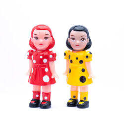 Alternative view of Polka Dot Girl mini Twins Sofubi