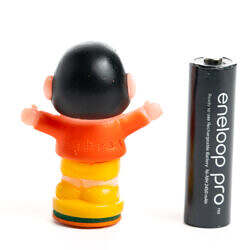 Alternative view of Vintage Bandai 1990s Crayon Shin-chan Mini Sofubi Figure