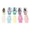 Vintage Japan Dissected Clear humanoid Keshi figure set