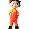 Vintage 1970s Japan 不二家 Fujiya Peko-chan 12” Shop Display Bobblehead Sofubi Doll