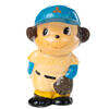Vintage 1970s Mitsubishi Trust Bank mascot Baseball Monkey Pitcher Sofubi Figure