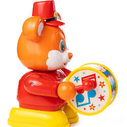 Alternative view of Vintage Japan 1987 増田屋 Masudaya Drumming Bear Toy