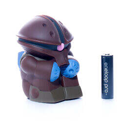 Alternative view of Banpresto 2009 Gundam ZGok coin bank figure