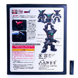 Alternative view of Plan Ambition Dark Getgar complete model figure