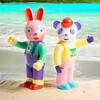 Pointless Island Big Panda and Jolly Rabbit limited release