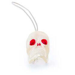 Alternative view of Vintage Japan 1960s Dagashiya 駄玩具 Sofubi Skull