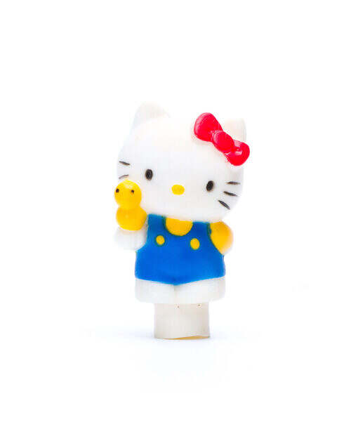 Vintage Japan 1980s Sanrio Hello Kitty Pencil Topper mini Sofubi figure