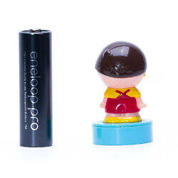 Alternative view of Vintage Japan Makiron Itchy-chan mini Stamp figure