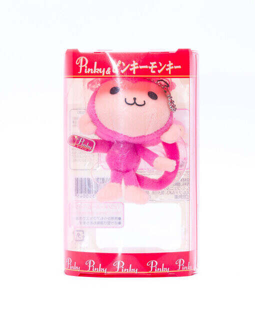 Vintage Japan Mascot Collectible Pinky Monkey mini doll