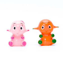 Vintage Japan Mascot SATO Elephant Sofubi Finger Puppet figure