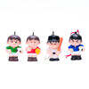 Vintage Japan Yamanouchi mascot Makiron Boy finger puppet Sofubi figures