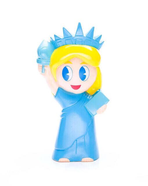 AIC Japan Mascot Lady Liberty Coin bank figure