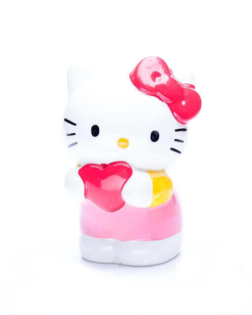 Vintage 1999 Japan SANRIO HELLO KITTY ceramic coin bank figure