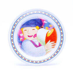 Alternative view of World Masterpiece Theater A DOG of FLANDERS Picture Plate Bowl x2