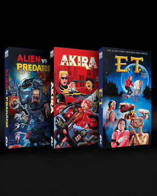 AwesomeToy x DeadlyPreyGallery "Screaming VHS" Sofubi Toy 3 Tapes bundle 2
