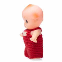 Alternative view of Vintage 1970s Japan Kewpie mini Sofubi figure 01