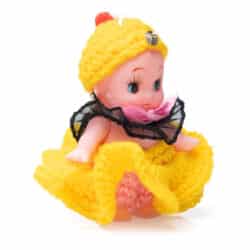 Alternative view of Vintage 1970s Japan Kewpie mini Sofubi figure 02