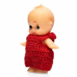 Alternative view of Vintage 1970s Japan Kewpie mini Sofubi figure 10