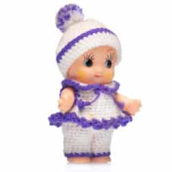 Alternative view of Vintage 1970s Japan Kewpie mini Sofubi figure 12