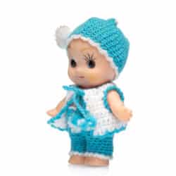 Alternative view of Vintage 1970s Japan Kewpie mini Sofubi figure 13